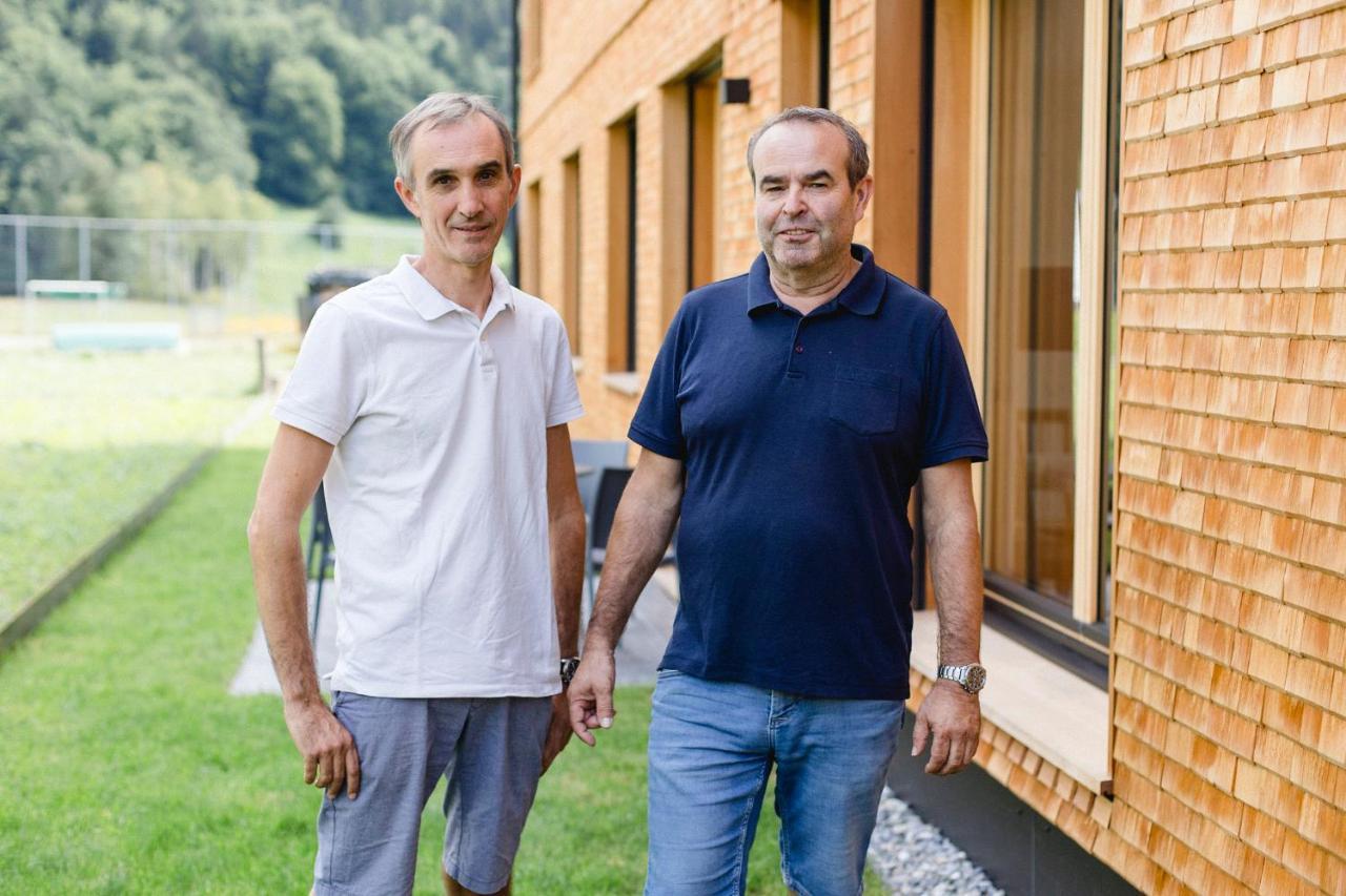 Am Greben Apartments Drei - Vier - Fuenf Bezau Exterior foto